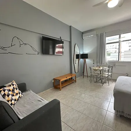 Cariocahome64 Apartamento inteiro em Copacabana com vista para o Cristo-3